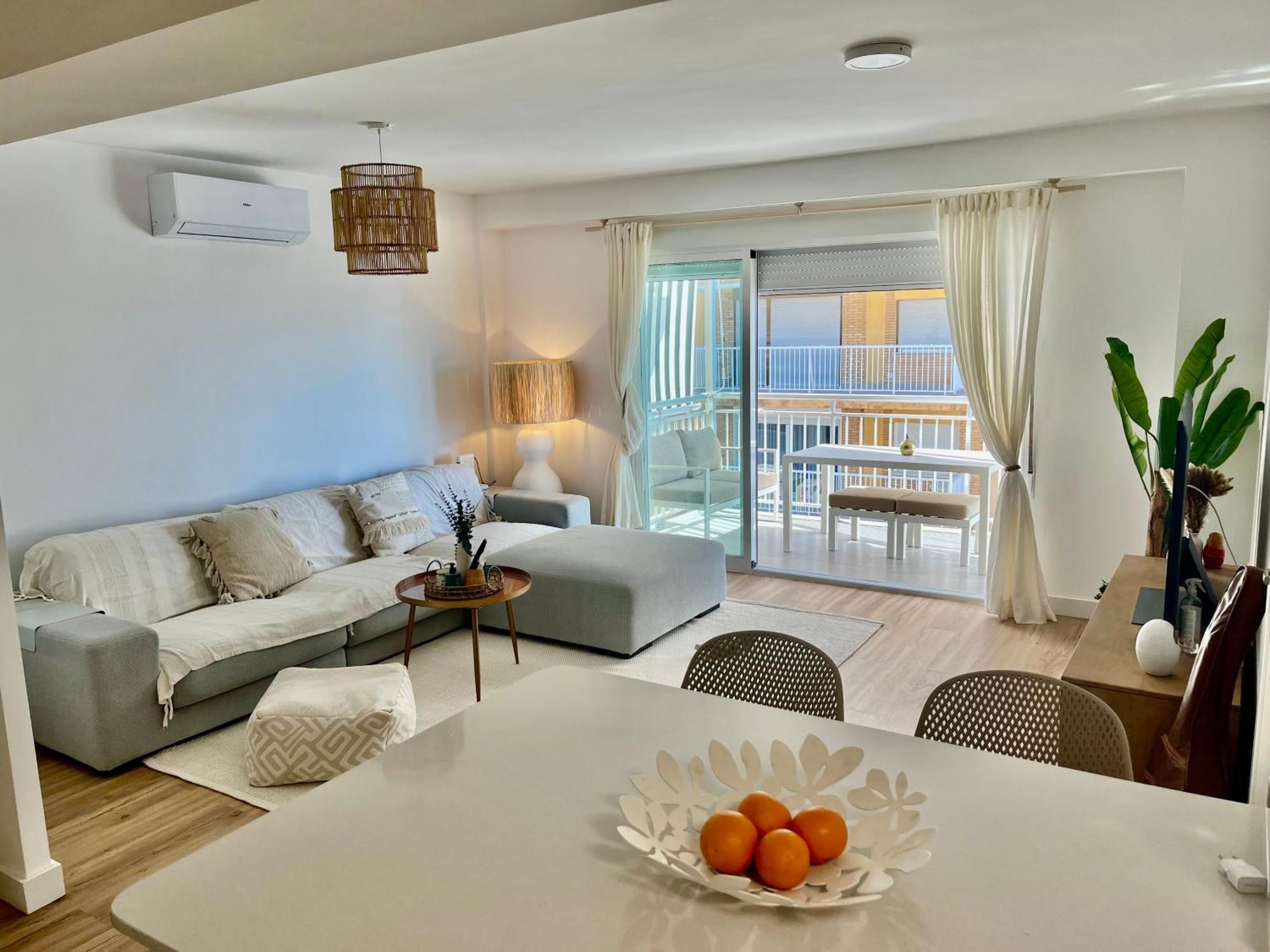 Апартаменты Casa Oli,1 Linea De Playa, Familias Y Parejas Playa de Gandia Экстерьер фото