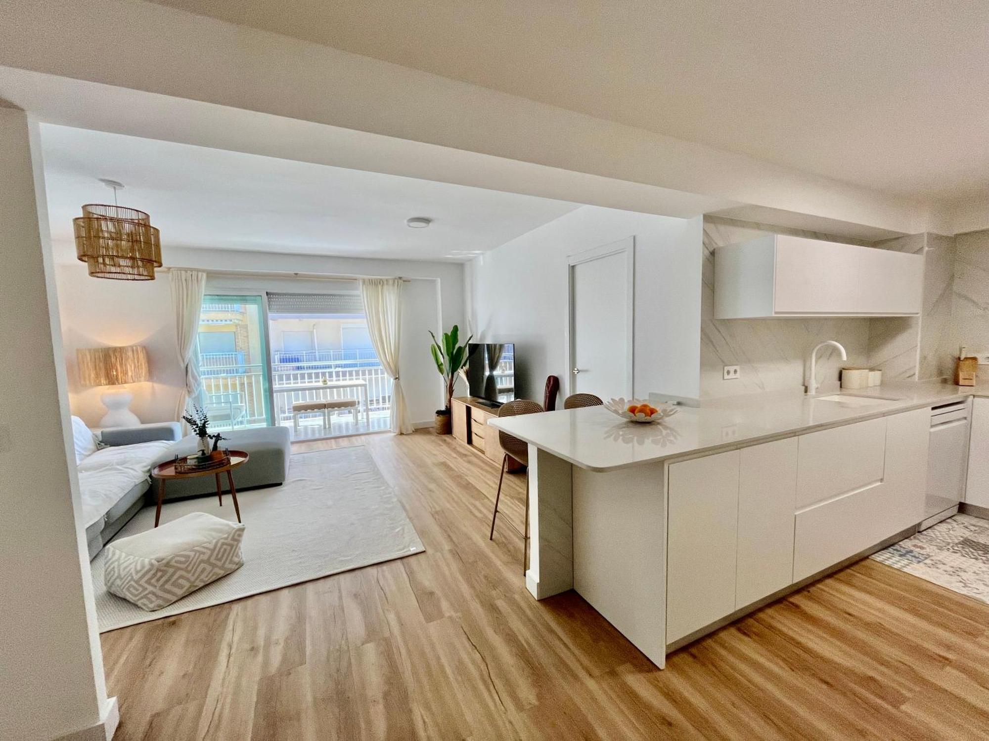 Апартаменты Casa Oli,1 Linea De Playa, Familias Y Parejas Playa de Gandia Экстерьер фото
